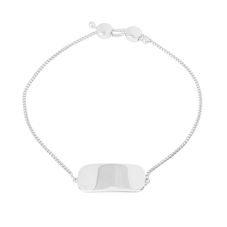 Childrens Silver Adjustable Bracelet