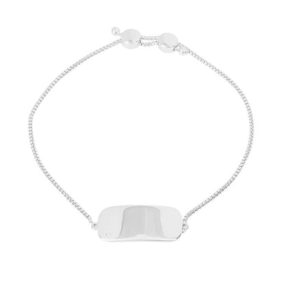 Childrens Silver Adjustable Bracelet